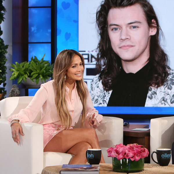 Jennifer Lopez, Harry Styles, Ellen DeGeneres Jennifer Lopez, Harry Styles, Ellen DeGeneres